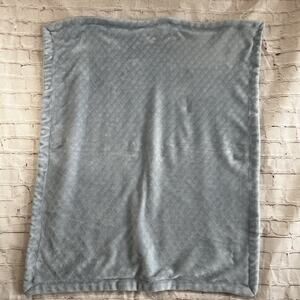 Monlapin Baby Security Blanket Lovey Plush Blue 30x40